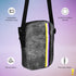 Nonbinary Pride Grunge Stripe Crossbody Bag