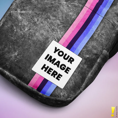 Omnisexual Pride Grunge Stripe Crossbody Bag