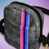 Omnisexual Pride Grunge Stripe Crossbody Bag