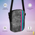 Polysexual Pride Flag Grunge Stripe Crossbody Bag