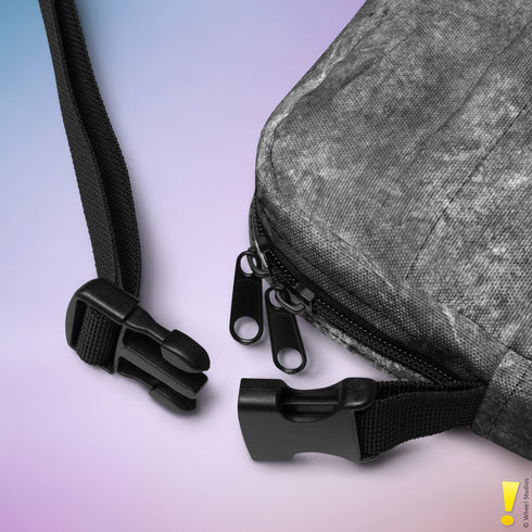 Intersex Pride Grunge Stripe Crossbody Bag