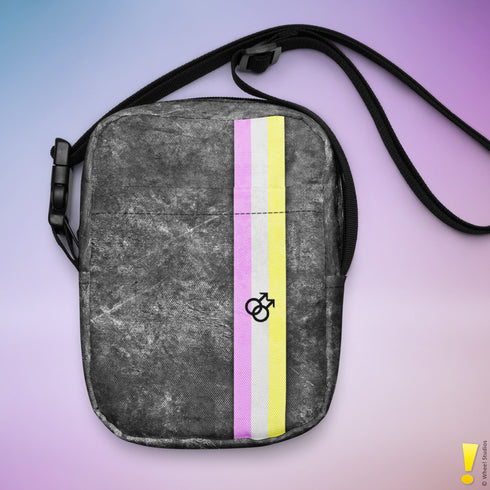 Twink Pride Grunge Stripe Crossbody Bag