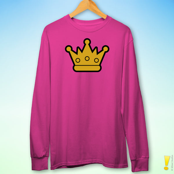 Pink Crown Long Sleeve T-Shirt