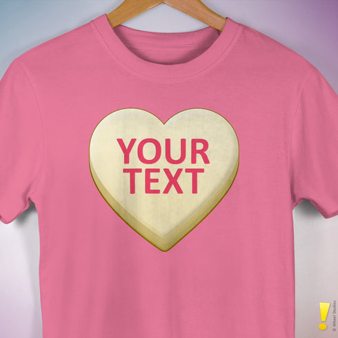 Personalized Candy Heart Premium T-Shirt