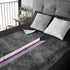 Grunge Demisexual Pride Flag Stripe Velveteen Plush Blanket