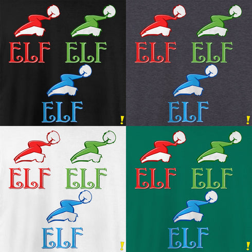 Personalized Elf Family T-Shirt