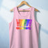 Grunge Exclamation Custom Pride Tank Top