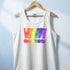 Grunge Exclamation Custom Pride Tank Top