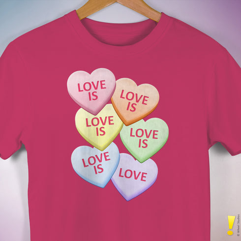 Candy Heart Love is Love Premium T-Shirt