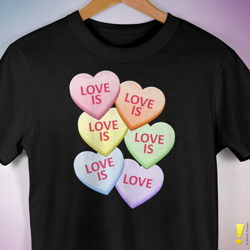 Candy Heart Love is Love Premium T-Shirt