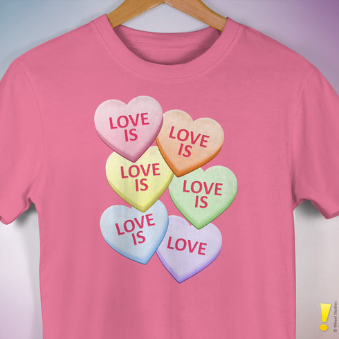 Candy Heart Love is Love Premium T-Shirt