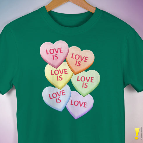 Candy Heart Love is Love Premium T-Shirt