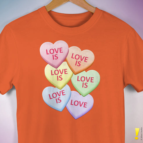 Candy Heart Love is Love Premium T-Shirt