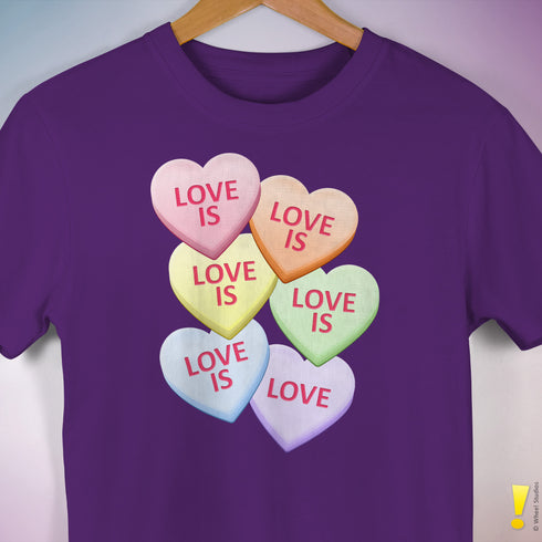 Candy Heart Love is Love Premium T-Shirt