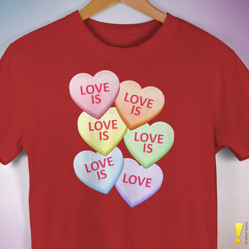 Candy Heart Love is Love Premium T-Shirt