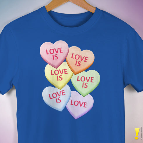 Candy Heart Love is Love Premium T-Shirt