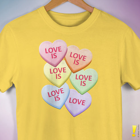 Candy Heart Love is Love Premium T-Shirt
