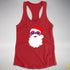 Santa’s Lesbian Labrys Pride Flag Shades Racerback Tank - Red