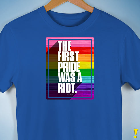 The First Pride Was a Riot - Original 8 Stripe Pride Premium Unisex
