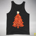 Funny Bacon and Egg Christmas Tree Tank Top - Black