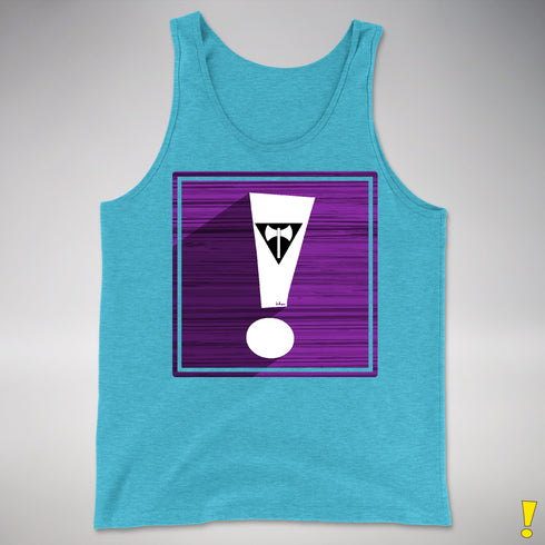 Lesbian Labrys Pride Flag Exclamation Point Premium Tank Top