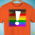 LGBTQ Philly Pride Flag Exclamation Point Premium Unisex T-Shirt