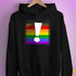 LGBTQ Philly Pride Flag Exclamation Point Hoodie