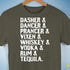 Reindeer and Alcohol List Unisex T-Shirt - Army