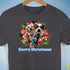 Custom Holiday Joy T-Shirt Unisex T-Shirt - Dark Grey Heather