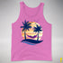 Lesbian Labrys Pride Hammock Summer Beach Sunset Premium Tank Top