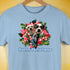 Custom Holiday Joy T-Shirt Unisex T-Shirt - Baby Blue