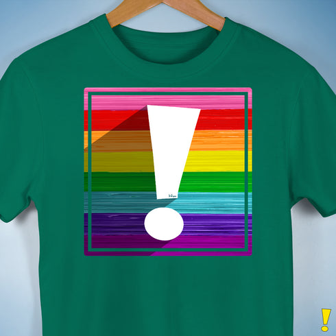 Original LGBTQ Pride Flag Exclamation Point Premium Unisex