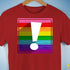 Original LGBTQ Pride Flag Exclamation Point Premium Unisex