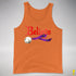 Believe Lesbian Labrys Pride Flag Jingle Bell Premium Tank Top - Orange
