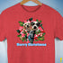 Custom Holiday Joy T-Shirt Unisex T-Shirt - Red Heather