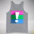 Polysexual Pride Flag Exclamation Point Premium Tank Top