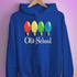 Old School Vintage Christmas Lights Hoodie - Royal Blue