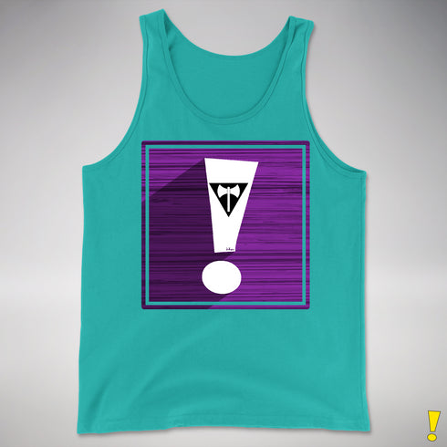Lesbian Labrys Pride Flag Exclamation Point Premium Tank Top