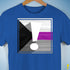 Demisexual Pride Flag Exclamation Point Premium Unisex T-Shirt - Royal Blue