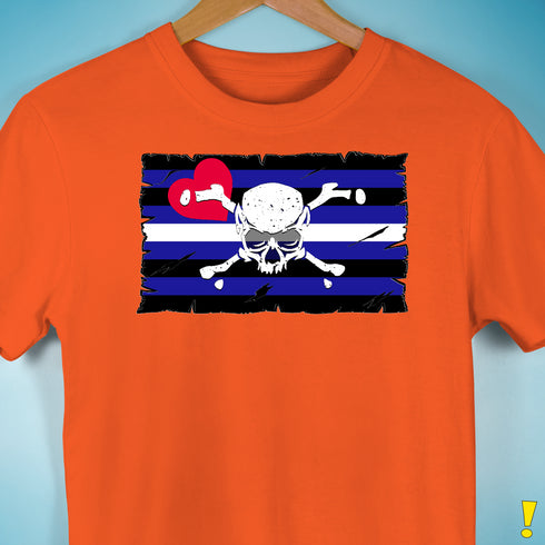 Leather Pride Pirate Flag Premium Unisex T-Shirt