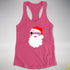 Santa’s Demisexual Pride Flag Shades Racerback Tank - Hot Pink