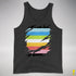 Queer Pride Flag Ripped Reveal Premium Tank Top