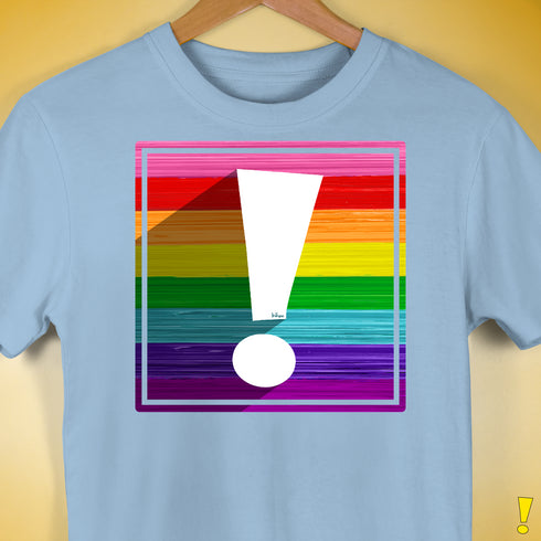 Original LGBTQ Pride Flag Exclamation Point Premium Unisex