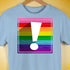 Original LGBTQ Pride Flag Exclamation Point Premium Unisex