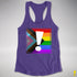 LGBTQ Progress Pride Flag Exclamation Point Racerback Tank