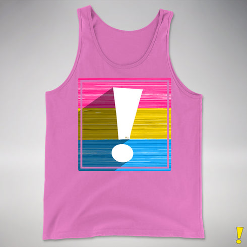Pansexual Pride Flag Exclamation Point Premium Tank Top