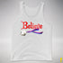 Believe Omnisexial Pride Flag Jingle Bell Premium Tank Top - White