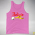 Believe Intersex Pride Flag Jingle Bell Premium Tank Top - Neon Pink