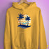 Gay Male Pride Hammock Summer Beach Sunset Hoodie