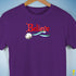 Believe Gay Male Pride Flag Jingle Bell Premium Unisex T-Shirt - Purple